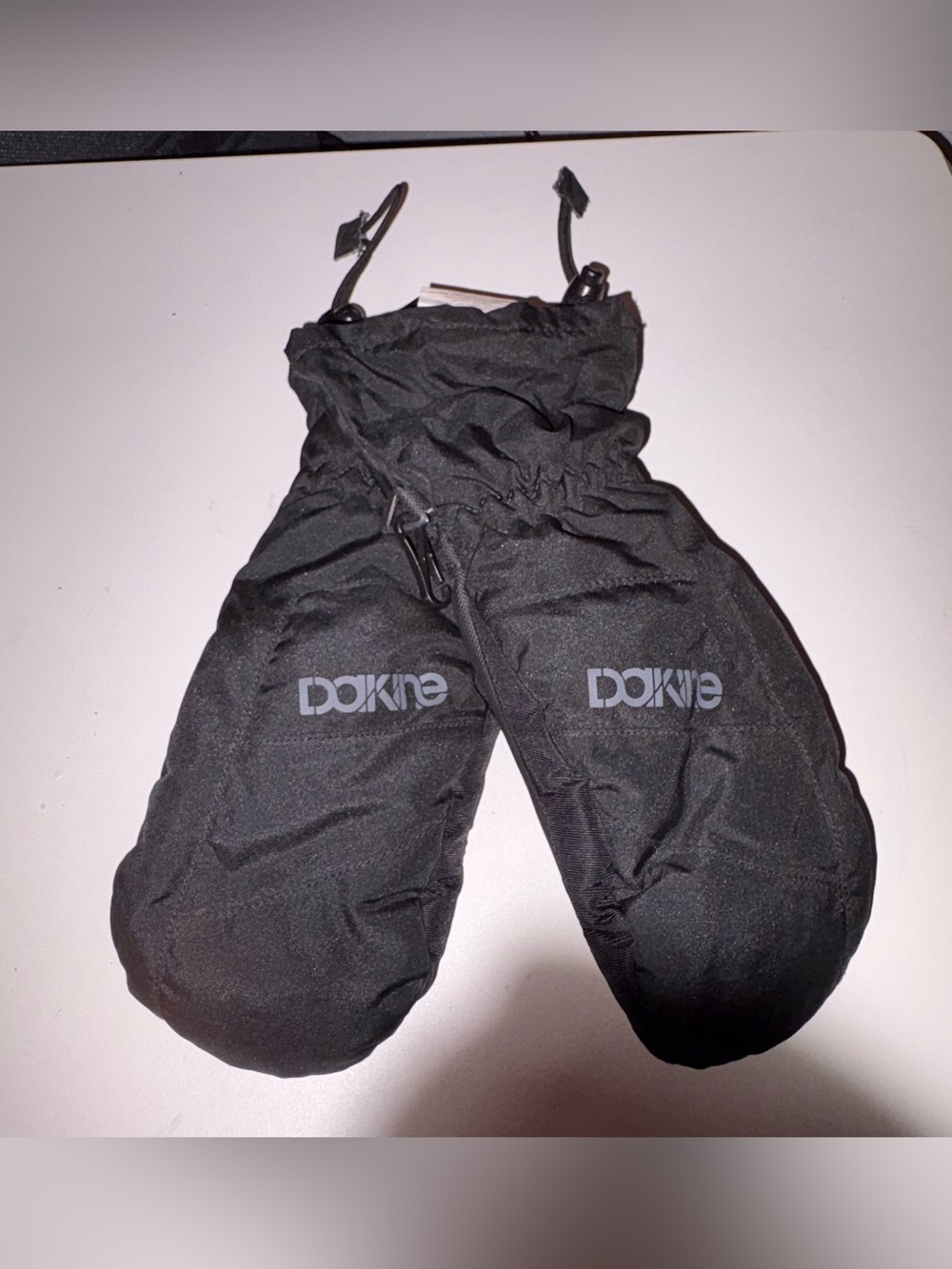 Dakine Kids Black Insulated Mittens Size M